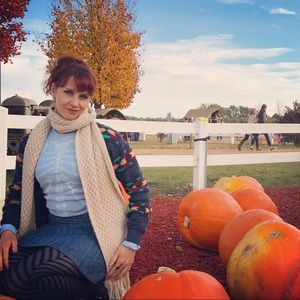 Baby blue hand painted skeleton Bella l/s tee